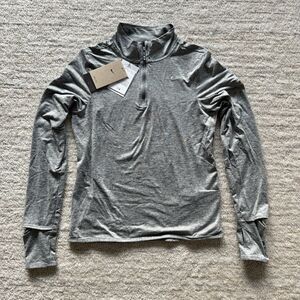 Nike running Gray Dri-fit UPF 40 Women’s Long Sleeve Top tee shirt Size XS